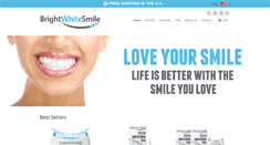 Desktop Screenshot of brightwhitesmilepro.com